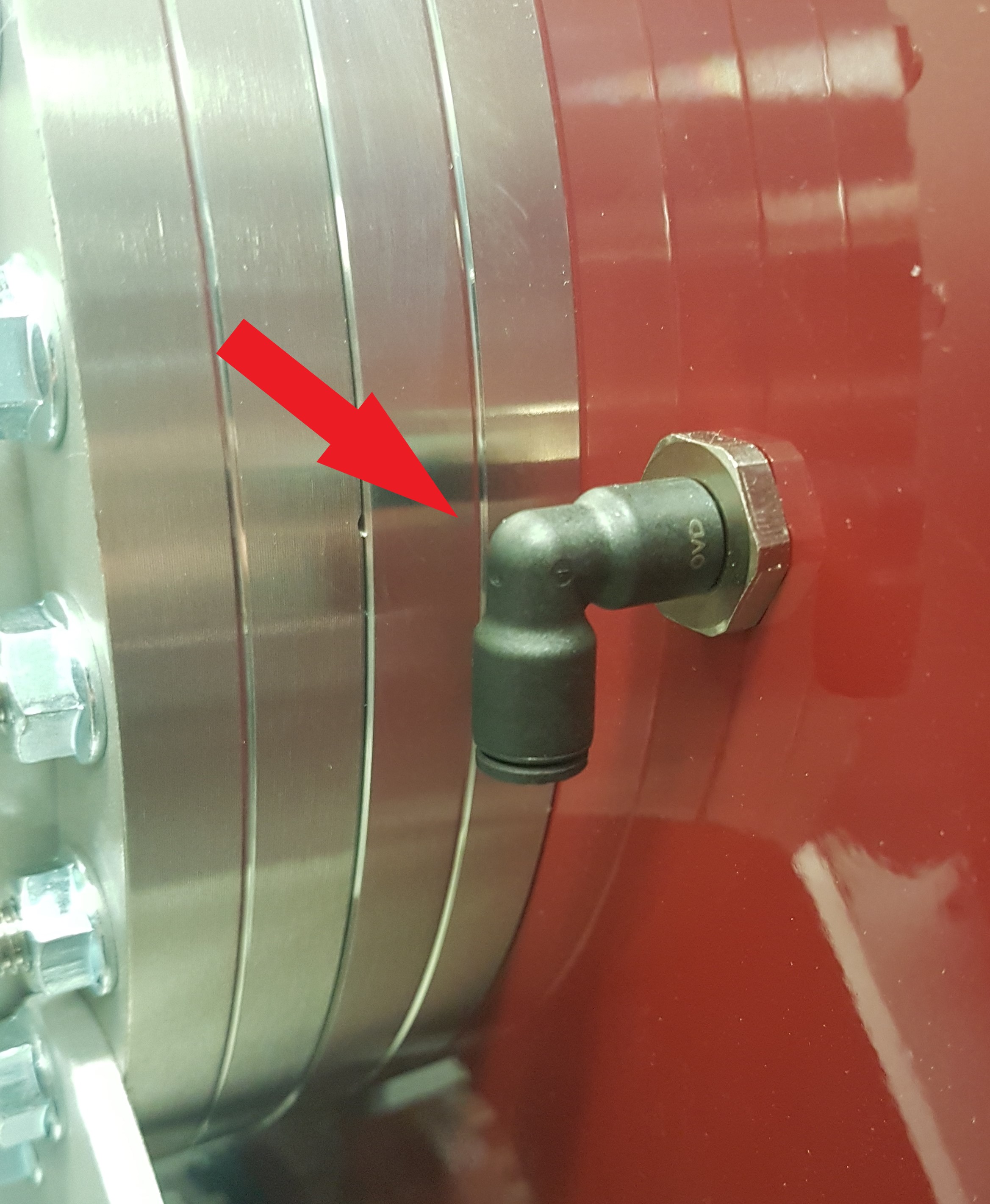 Vacuum System Vent Nozzle